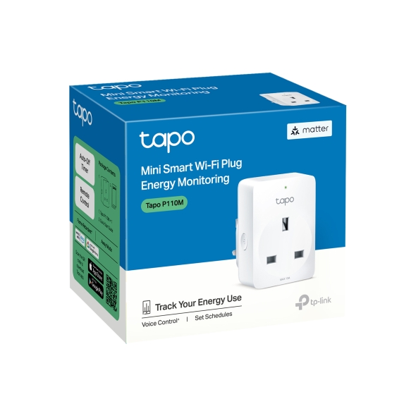 Mini enchufe inteligente TP-Link compatible con Tapo Matter