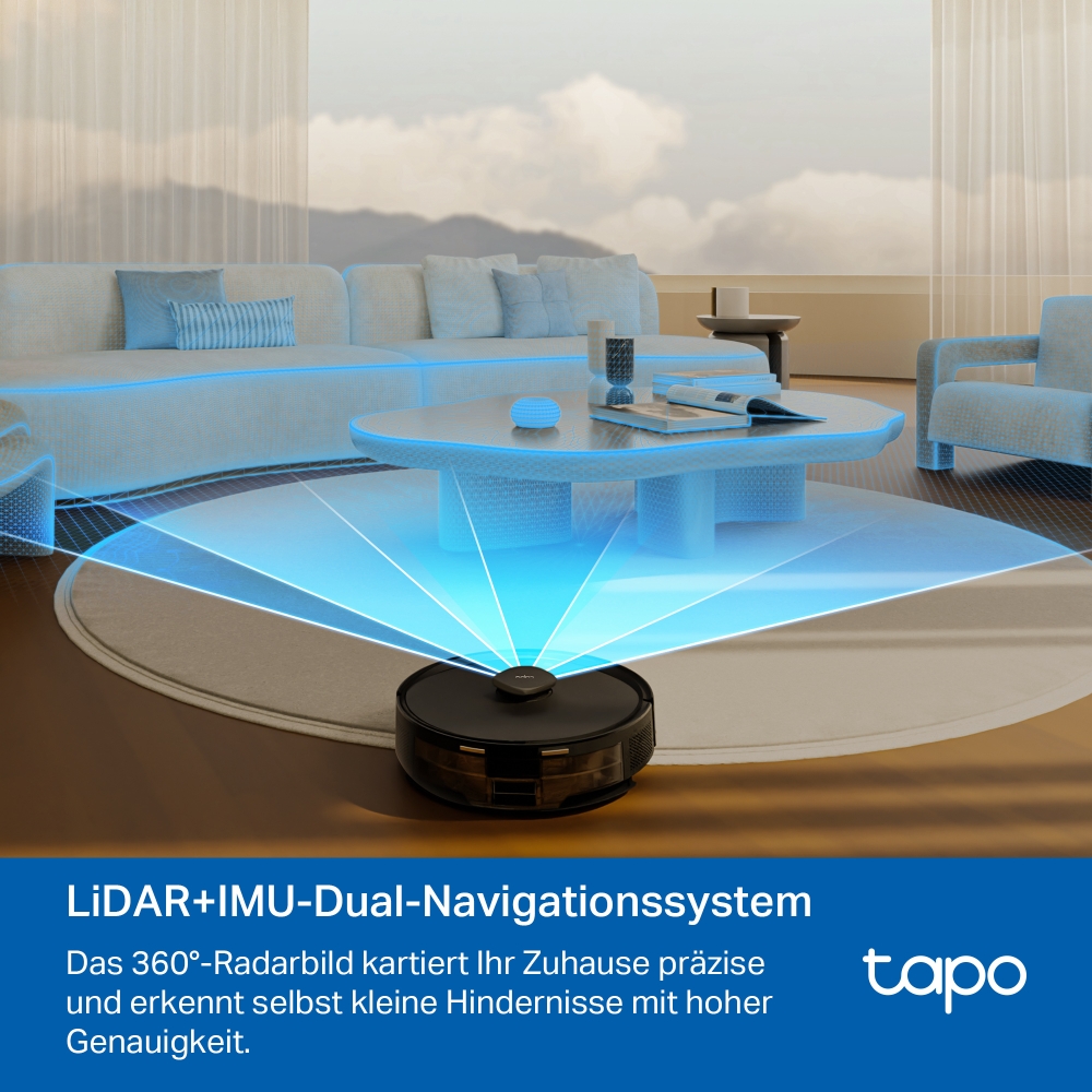 5300Pa Saugroboter mit Wischfunktion und automatischer Absaugstation 7