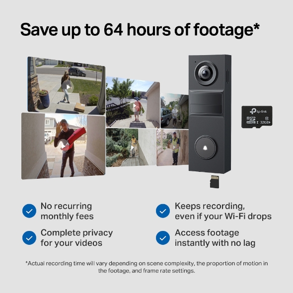 2K Battery Video Doorbell with microSD 14