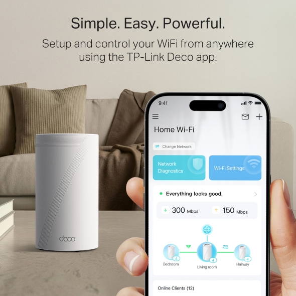 Deco 7 Pro BE16000 Quad-Band Wi-Fi 7 Mesh System 11
