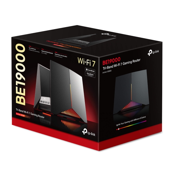TPLINK Archer GE800 wifi7 10Gゲーミングルーター Archer GE800 | Trzypasmowy router dla graczy, Wi-Fi 7