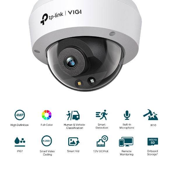 VIGI 4MP 全彩球型監視器/商用網路監控攝影機 2