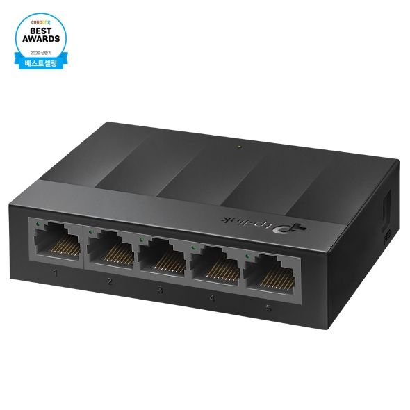 5포트 10/100/1000Mbps 데스크톱 스위치