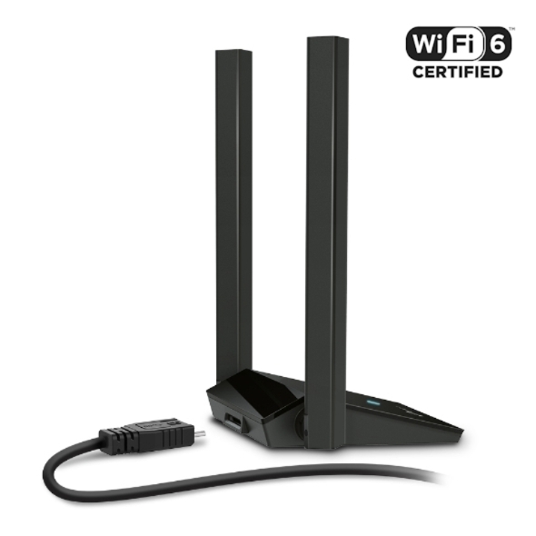 AX1800 Drahtloser USB-Adapter mit zwei Antennen und hoher Verstärkung