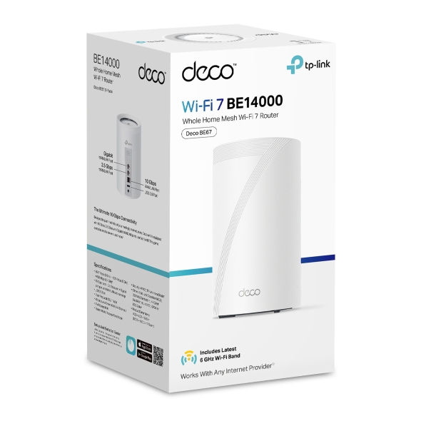 Deco 7 Pro BE14000 Tri-Band Whole Home Mesh WiFi 7 System 13