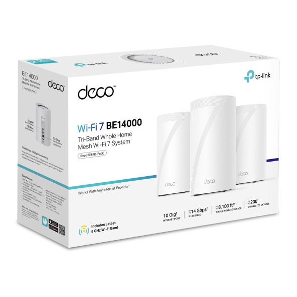 Deco 7 Pro BE14000 Tri-Band Whole Home Mesh WiFi 7 System 13