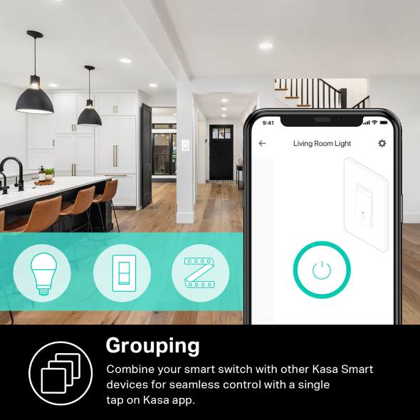 Kasa Smart Wi-Fi Light Switch, Dimmer 6