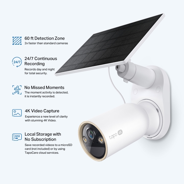 Solar-Powered Security Camera Kit 13