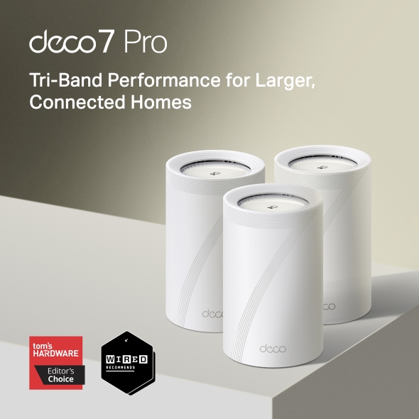 BE14000 Tri-Band Whole Home Mesh WiFi 7 System