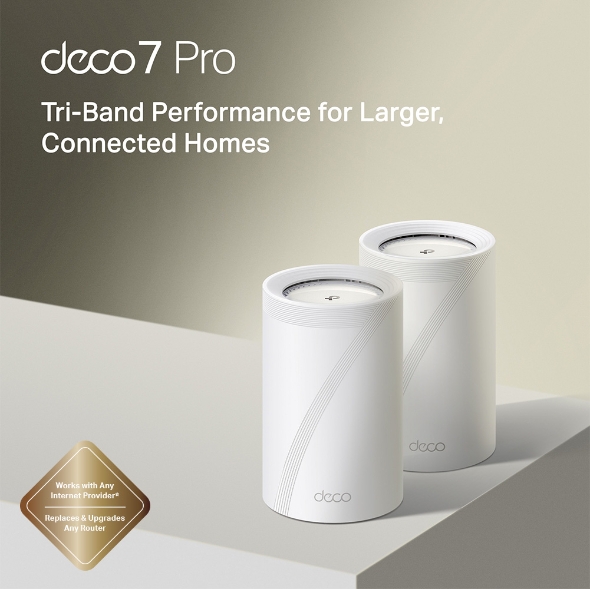 Deco 7 Pro BE11000 Tri-Band Whole Home Mesh WiFi 7 System