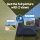 Solar-Powered Dual-Lens Pan/Tilt Security Camera Kit 4