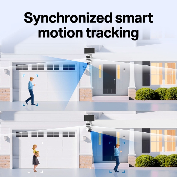 Solar-Powered Dual-Lens Pan/Tilt Security Camera Kit 8
