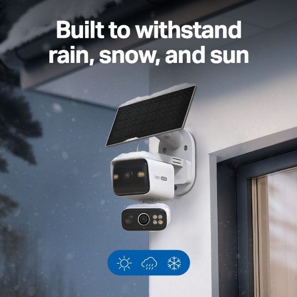 Solar-Powered Dual-Lens Pan/Tilt Security Camera Kit 11