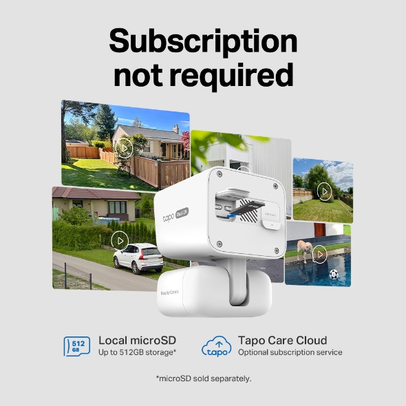 Solar-Powered Dual-Lens Pan/Tilt Security Camera Kit 12