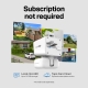 Solar-Powered Dual-Lens Pan/Tilt Security Camera Kit 12