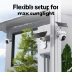 Solar-Powered Pan/Tilt Security Camera Kit 8
