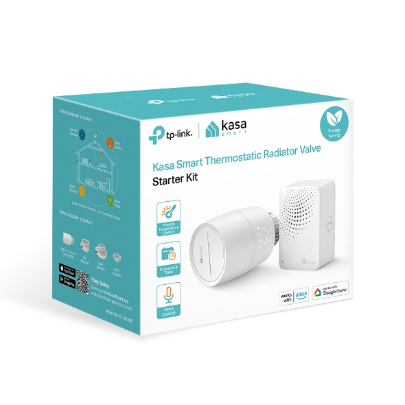 Kasa интелигентен термостатен радиаторен вентил Starter Kit 8