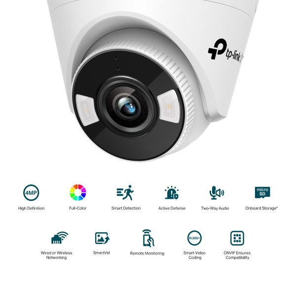 VIGI 4MP Full-Color Wi-Fi Turret Network Camera 2