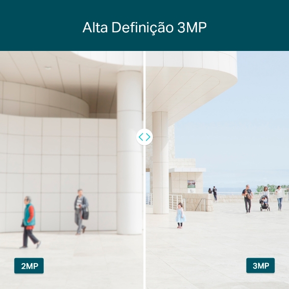Câmera IP Externa Bullet 3MP IR PoE 4