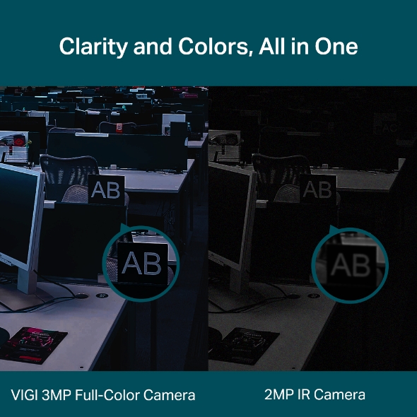 VIGI 3MP Full-Color Turret Network Camera 4
