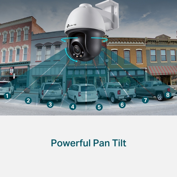 VIGI 4MP Outdoor Full-Color Pan Tilt Network Camera 5