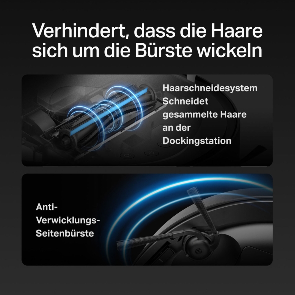 Saugroboter mit Wischfunktion und automatischer Absaugstation