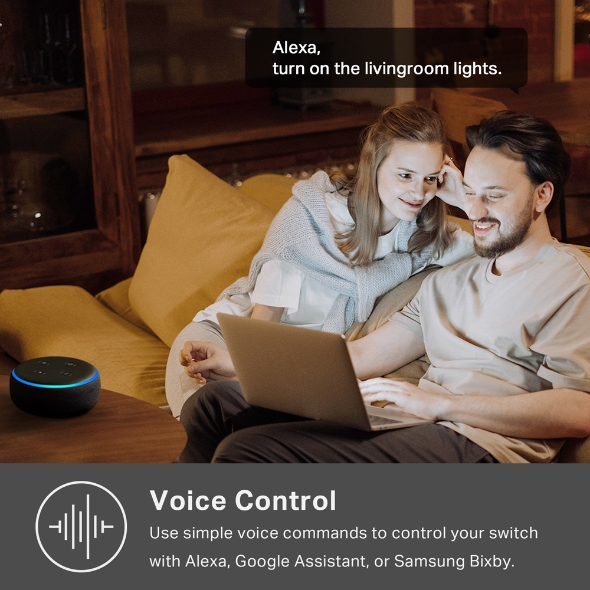 Kasa Smart Wi-Fi Light Switch, Single Pole 3