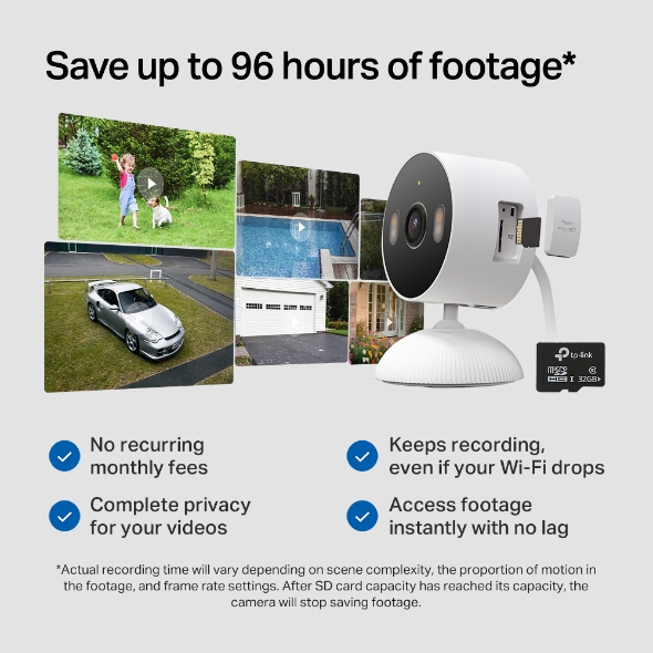 Indoor/Outdoor Home Security Camera with microSD 13