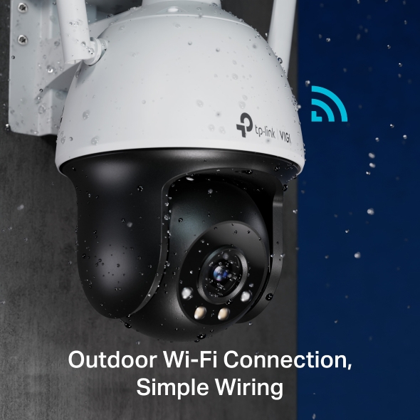 VIGI 4MP Outdoor Full-Colour Wi-Fi Pan Tilt Network Camera 4