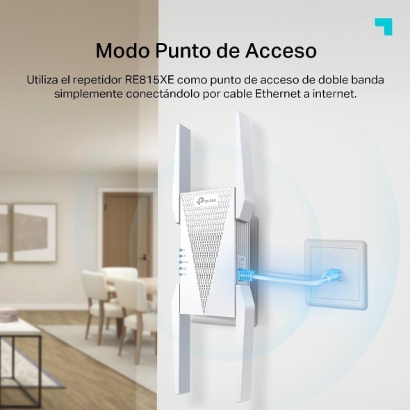 Extensor de rango Wi-Fi 6E Mesh AXE5400