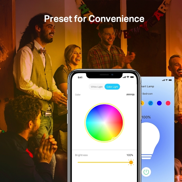 Bec Wi-Fi inteligent Multicolor | Tapo 5