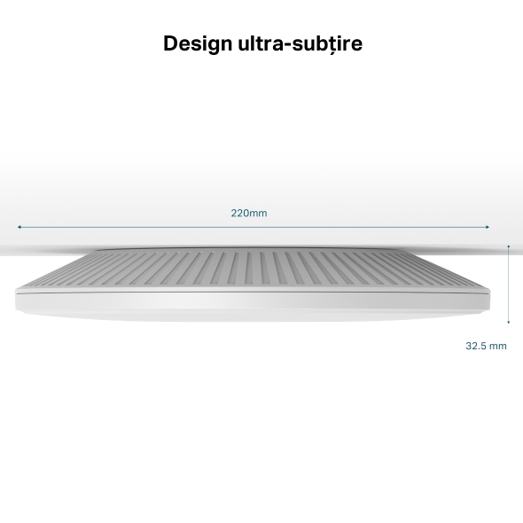 Access Point Wi-Fi 7 Tri-Band BE9300, cu 1× Port 10G (include Adaptor DC) 9