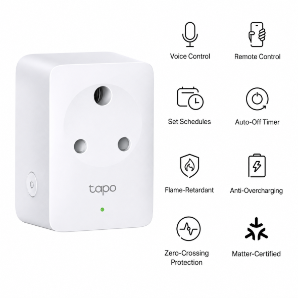 Mini Smart Wi-Fi Plug, Energy Monitoring