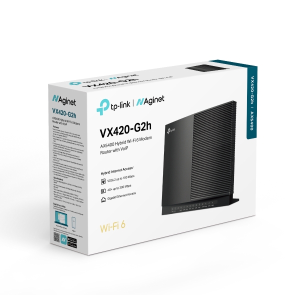 AX5400 Hybrid Wi-Fi 6 Modem Router with VoIP 6