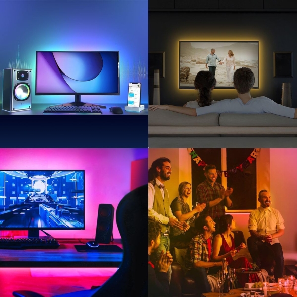 Tira LED Smart Wi-Fi Multicolor 4