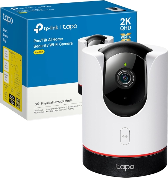 Cámara inteligente Wi-Fi de seguridad para el hogar con movimiento horizontal y vertical 8