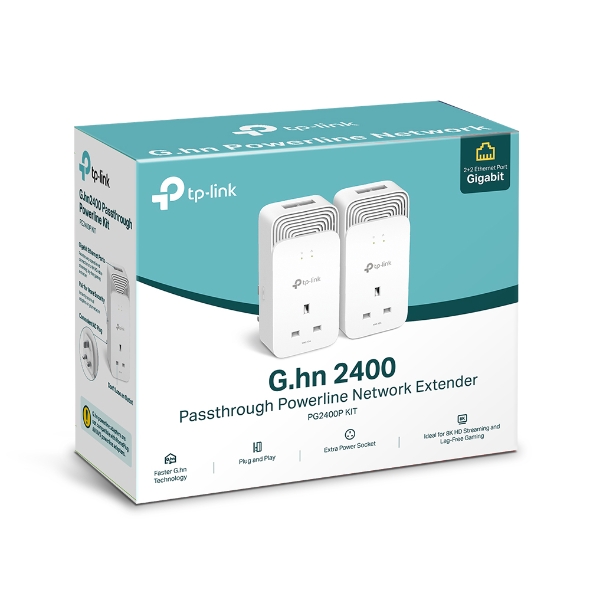 PG2400P KIT, G.hn2400 Passthrough Powerline Kit