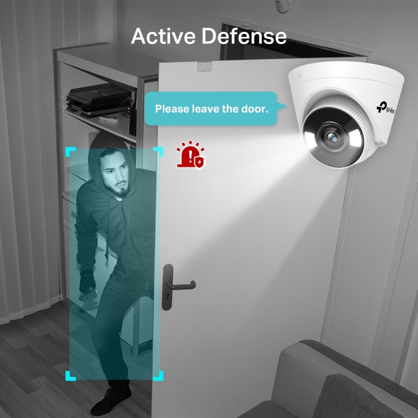 VIGI 4MP Full-Color Wi-Fi Turret Network Camera 6