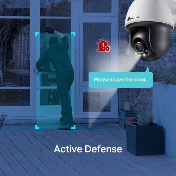 VIGI 4MP Outdoor Full-Color Pan Tilt Network Camera 9