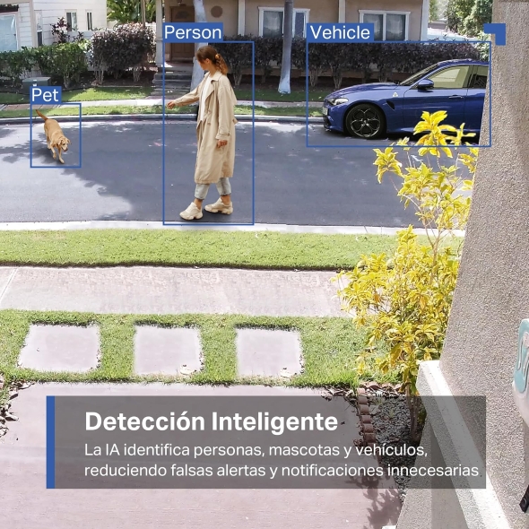 Cámara de Vigilancia Wi-Fi con Modo Infrarrojo Invisible y Detección IA Avanzada 8