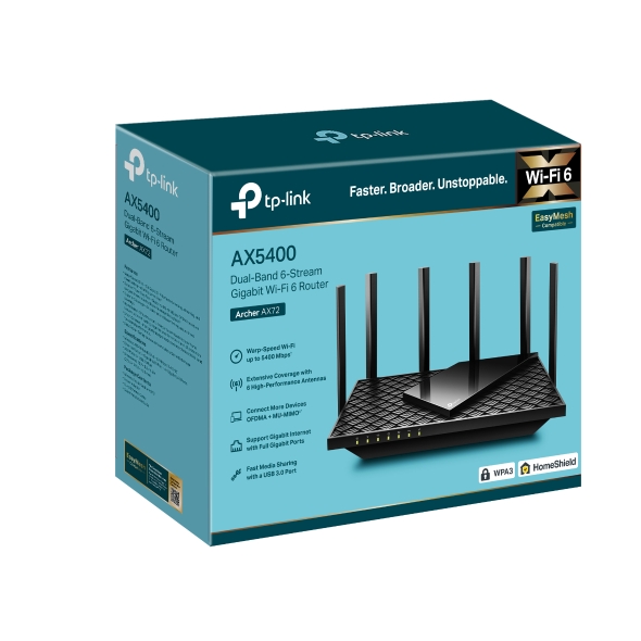 AX5400 Dual-Band Gigabit Wi-Fi 6 Router 4