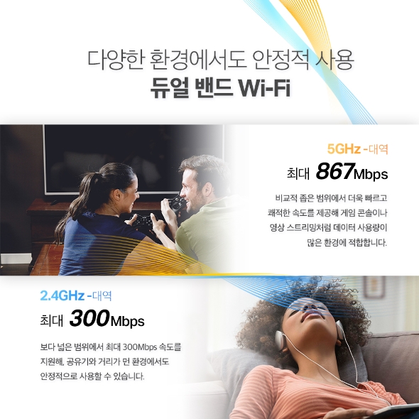 AC1200 무선 듀얼 밴드 공유기 4