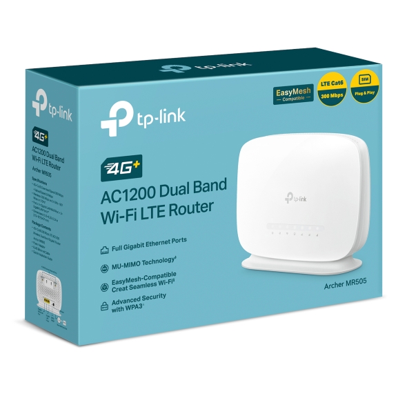 4G+ Cat6 AC1200 Wireless Dual  Band Gigabit Router 8