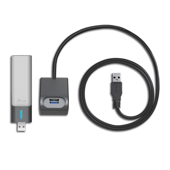 Dwupasmowa, bezprzewodowa karta sieciowa USB dużego zasięgu, AX3000