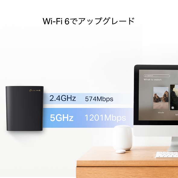 AX1800 デュアルバンドWi-Fi 6ルーター 5
