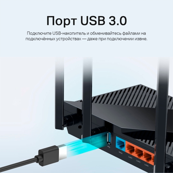 Двухдиапазонный роутер Wi-Fi AX3000 с портом WAN/LAN 2,5 Гбит/с и поддержкой Mesh 8