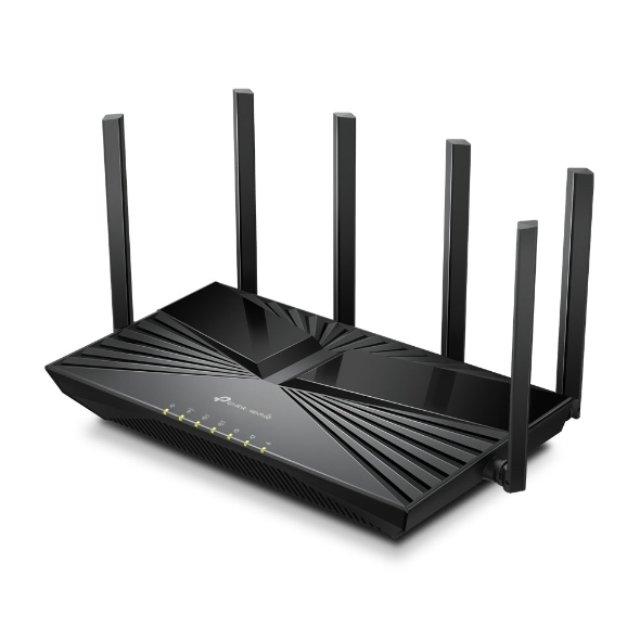 TP-Link Tri-Band 6-Stream Wi-Fi 6E Router - 6 Ghz Band - Speed up to 5.4  Gbps - Archer AXE5400 