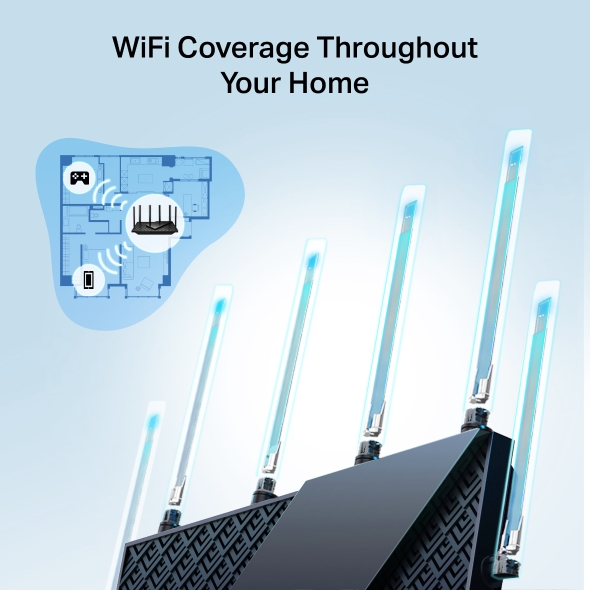 AXE5400 Tri-Band Gigabit Wi-Fi 6E Router 9