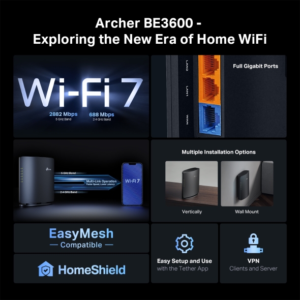 BE3600 Dual-Band Wi-Fi 7 Router 4