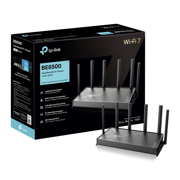 Router Wi-Fi 7 BE6500 de Doble Banda 11